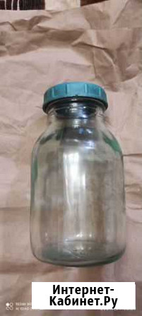 Старинная стеклянная банка СССР Калуга - изображение 1