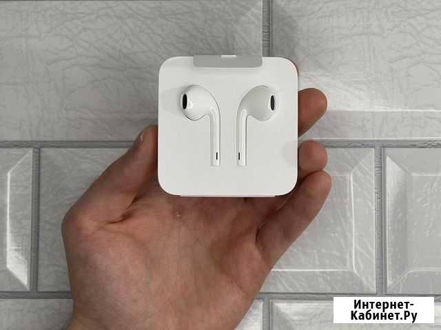 Наушники apple earpods lightning (Новые) Сыктывкар - изображение 1