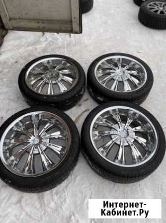 Литые диски R22 5/114,3 5/120 (Только Диски) Улан-Удэ - изображение 1