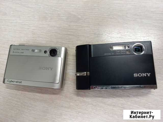 2 камеры Sony Cyber-shot DSC-T70, DSC-T50 Чебоксары - изображение 1