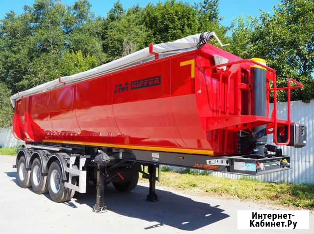 Полуприцеп самосвальный JM Kipper Стальной 25-34 м3 (задний борт клапан), 2021 Иркутск - изображение 1
