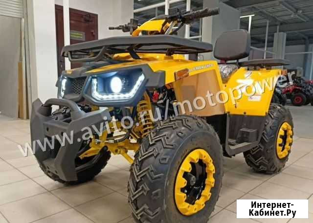 Квадроцикл Avantis Hunter 200 Big Basic желтый Петропавловск-Камчатский - изображение 1