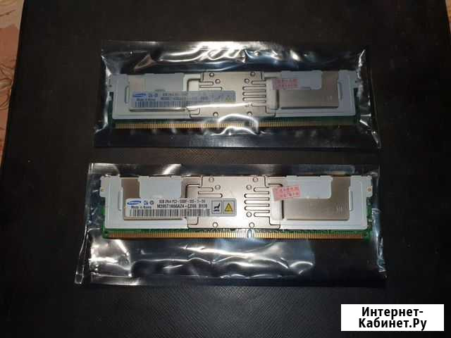 Оперативная память ddr2 8 gb ecc x2 шт Мурманск - изображение 1