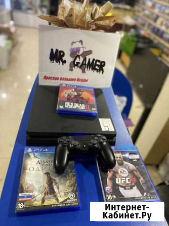 Sony PS4 Slim 1tb Как новая Астрахань - изображение 1