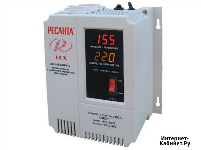 Стабилизатор напряжения Ресанта асн-1500Н/1-Ц Челябинск - изображение 1