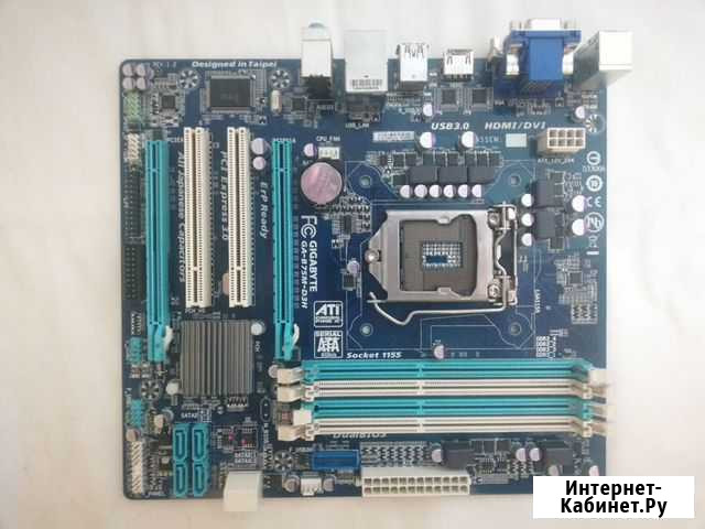 Gigabyte GA-B75M-D3H LGA 1155 Архангельск - изображение 1
