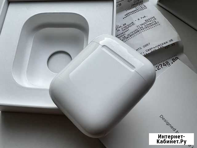 Apple AirPods 2 на гарантии Тюмень - изображение 1