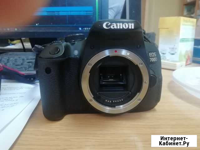 Canon 700d body + Grip батарейный блок 2 аккумулят Орехово-Зуево - изображение 1