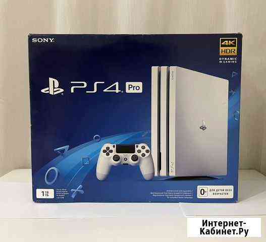 Sony Playstation 4 Pro (Glacier White) 5.05 прошит Санкт-Петербург