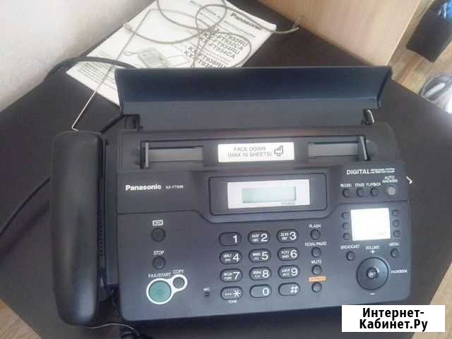 Телефон факс с автоответчиком Panasonic KX-FT938R Новосибирск - изображение 1