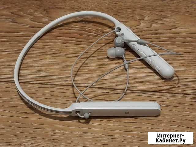 Беспроводные наушники sony WI-C400. Б/у Североморск - изображение 1