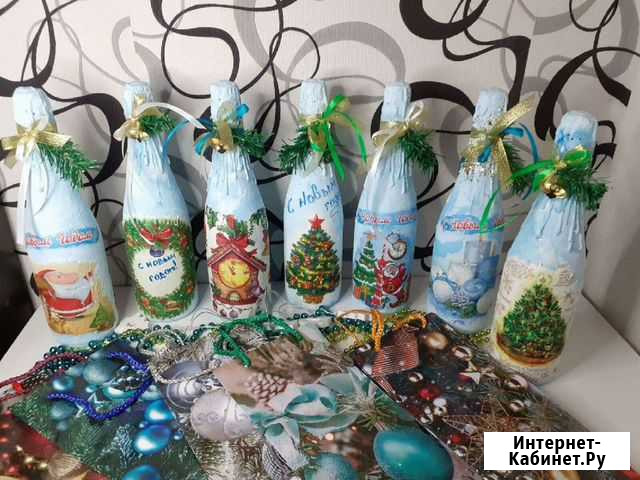 Бутылка шампанского Новороссийск - изображение 1