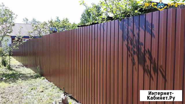 Забор из профнастила с доставкой Новосибирск - изображение 1