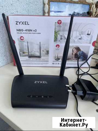 Wi-Fi роутер zyxel NBG-418N v2 Свердловский - изображение 1
