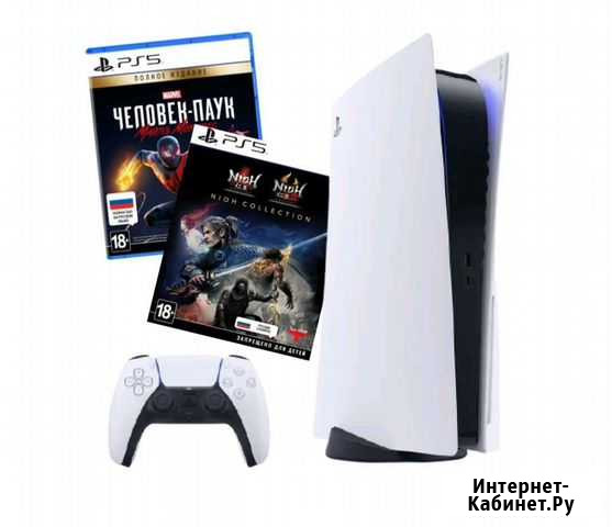 Игровая приставка Sony playstation 5 (с дисководом Новокузнецк - изображение 1
