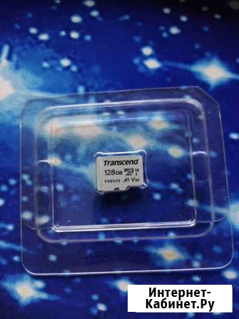 Microsdxc UHS-I U3 Transcend 128 гб Волгоград - изображение 1