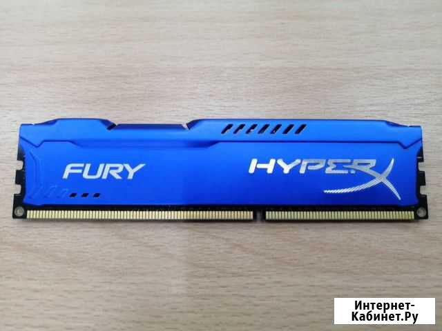 Оперативная память DDR3 HyperX 4Gb 1600MHz Челябинск - изображение 1