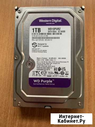 Жесткий диск (HDD) Western Digital 1Tb Purple Кемерово - изображение 1