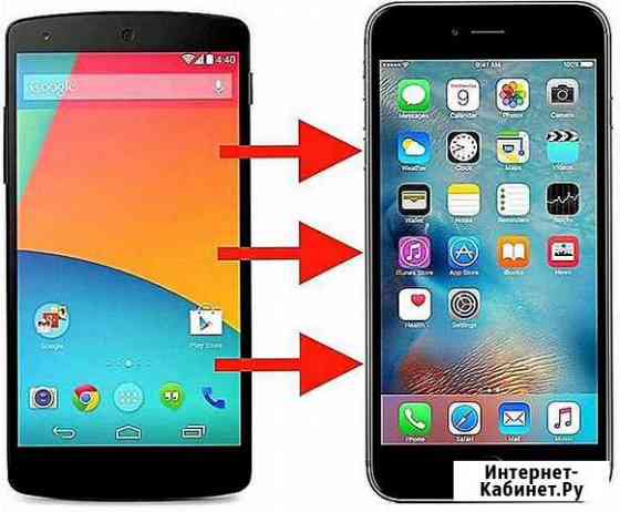 Перенос данных с android на iPhone Петропавловск-Камчатский