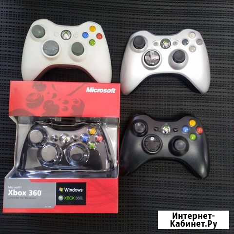Беспроводные и проводные джойстики на xbox 360 Новосибирск - изображение 1