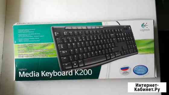 Клавиатура Logitech Media keyboard K200 USB новая Уфа