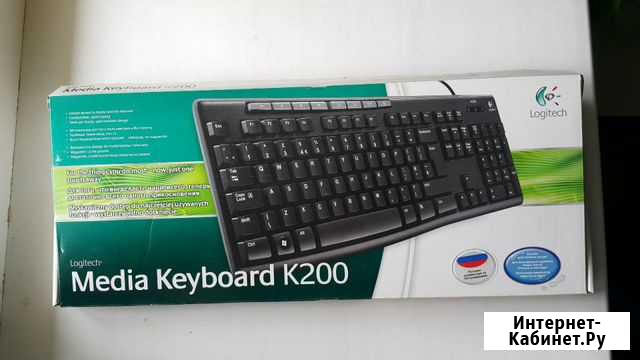 Клавиатура Logitech Media keyboard K200 USB новая Уфа - изображение 1