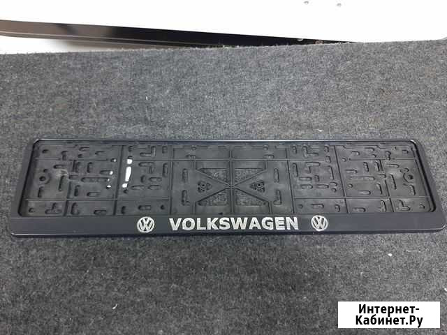Рамка номера с лого Volkswagen Ставрополь - изображение 1
