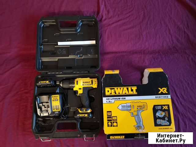 Шуруповерт DeWalt DCD710C2 Владивосток - изображение 1