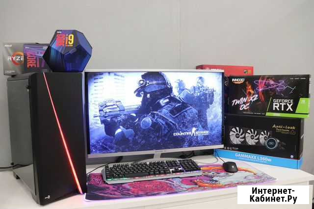 Игровой пк Ryzen 5 2600 GTX 1060 6GB 16GB RAM SSD+ Санкт-Петербург - изображение 1