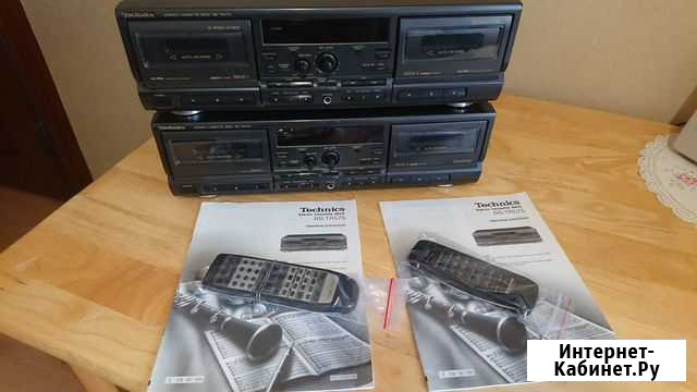 Кассетная дека 2 штуки Technics RS-TR575 Япония Челябинск - изображение 1