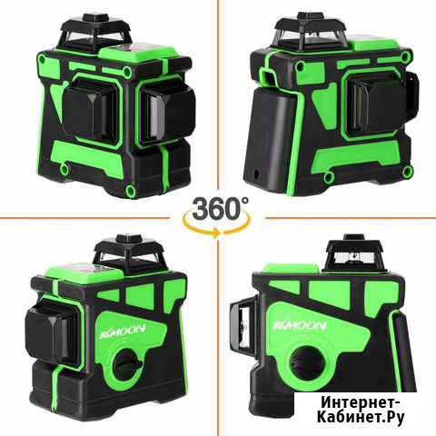 Новый (Лазерный уровень) Kkmoon/ 3D / 12 линий Омск - изображение 1