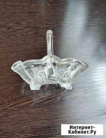 Раритетное стекло Солонка 1910 года Ростов-на-Дону