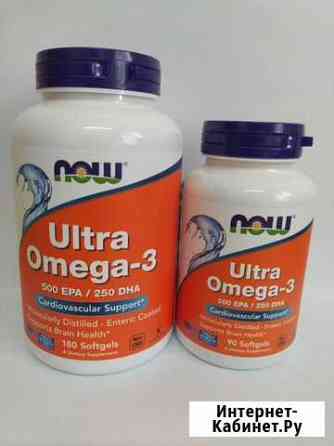 Ультра Омега-3 Now Foods, 90/180 капсул Новосибирск