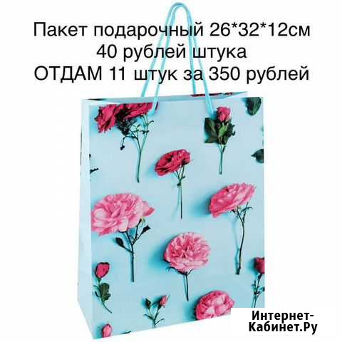 Пакет подарочный грамота благодарность конверт мел Казань - изображение 1