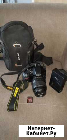 Зеркальный фотоаппарат nikon d3200 Хабаровск - изображение 1