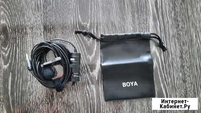Микрофон прищепка Boya BY-M1, Хромакей Стерлитамак - изображение 1