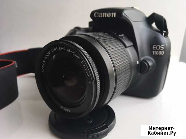 Canon 1100d kit 18-55mm фотоаппарат Омск - изображение 1