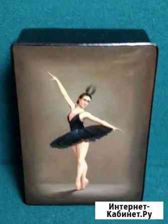 Шкатулка папье маше с балериной Владимир
