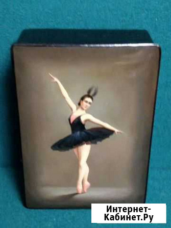 Шкатулка папье маше с балериной Владимир - изображение 1