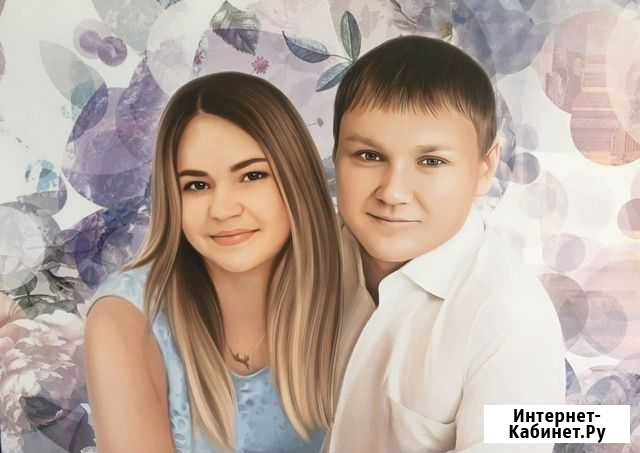 Портрет на холсте по фото/ 718 Шенкурск - изображение 1