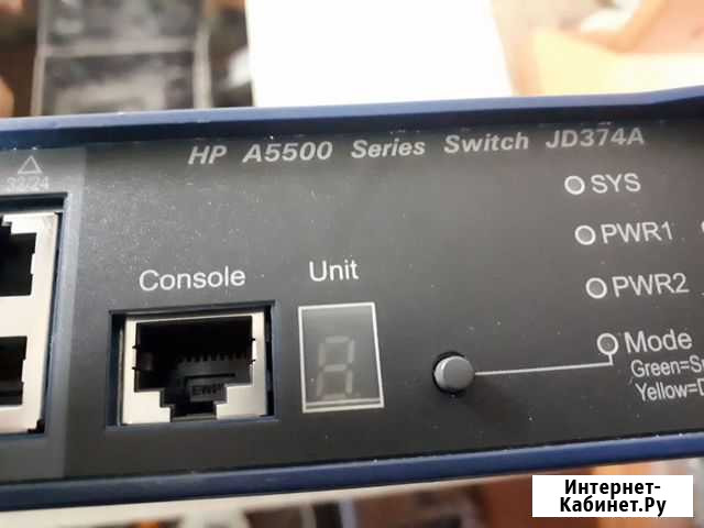Коммутатор HP A5500-24G-SFP EI Switch w 2 JD374A Домодедово - изображение 1
