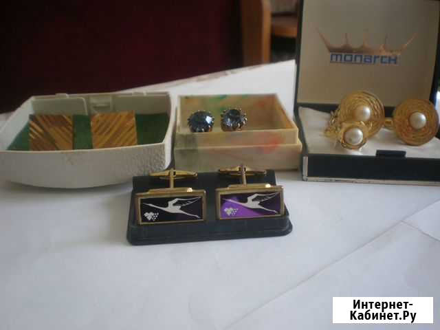 Запонки из СССР. Винтаж Белгород - изображение 1