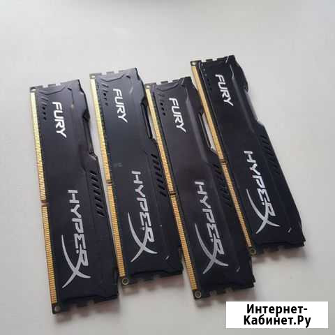 Оперативная память ddr3 4х4 gb kingston HyperX Вологда - изображение 1