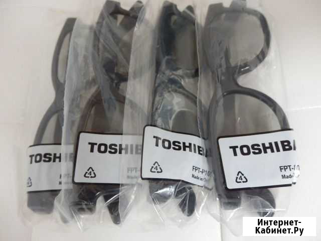 Очки 3D Toshiba для всей семьи, цена за 4 шт Анапа - изображение 1