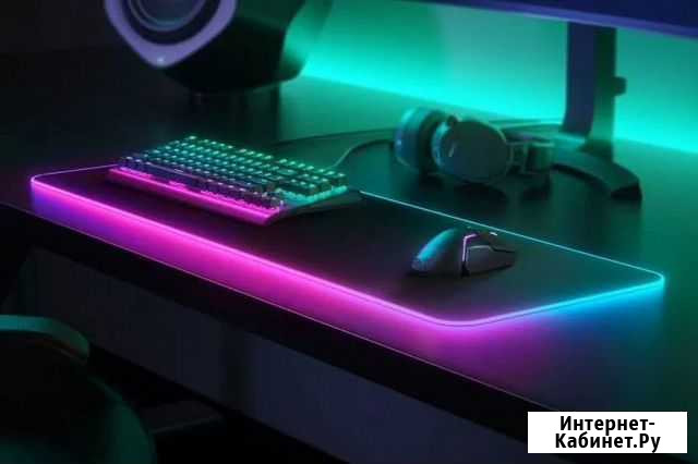 Игровой коврик для мыши с RGB-подсветкой Красноярск - изображение 1