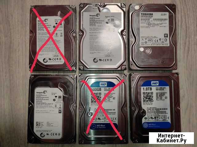 Жесткий диск HDD 500Gb, 1Tb Октябрьский - изображение 1