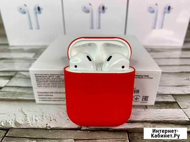 Новые AirPods 2 Бесплатная доставка, гарантия Ступино - изображение 1