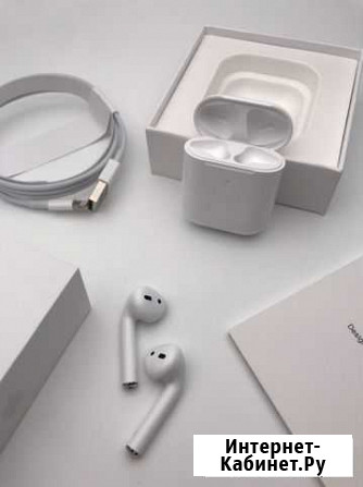 Беспроводные наушники AirPods 2+чехол Абакан - изображение 1