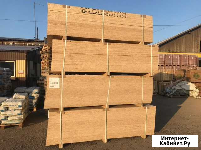 Плита осп-3 кроношпан 9,0мм 1250*2500 (78шт) Абакан - изображение 1