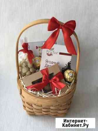 Корзинка подарочная. Букет съедобный. Подарок Челябинск
